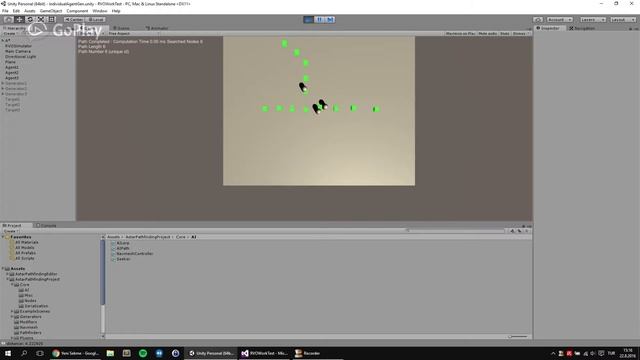 RVO with A* path finding смотреть онлайн