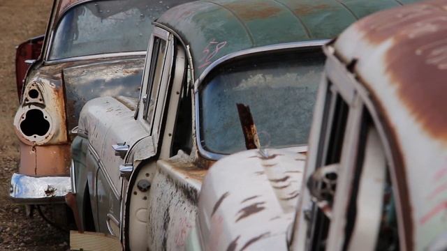Classic Car Graveyard - Junkyard Exploring - 1958 Ford Custom.