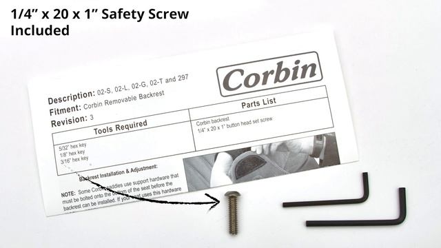 Corbin Backrests: Installation & Adjustment смотреть онлайн