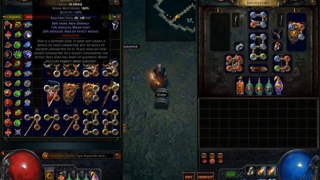 Path of Exile - Uniques/gems corrupting (6-L CoD etc.) смотреть онлайн