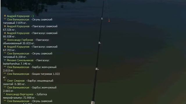 Игра на сайте mail.ru "Трофейная рыбалка", локация Меконг, ночью смотреть онлайн