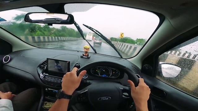 Driving in heavy rains | ASMR | Mumbai Pune Express highway | Ford Figo Titanium TDci | RAW POV смотреть онлайн