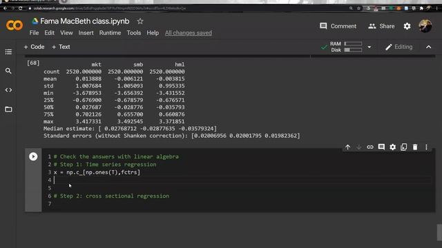 Fama MacBeth regression 04 смотреть онлайн
