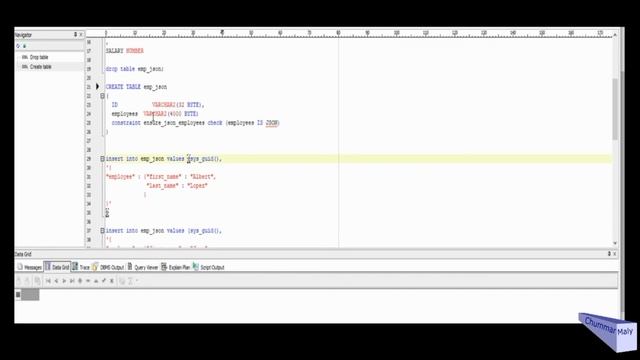 Go schema less in Oracle смотреть онлайн