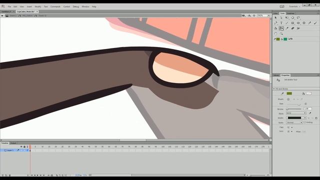 Line Art Tutorial | Adobe Animate/Flash смотреть онлайн