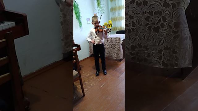 І шумить і гуде. Обробка Г. Верьовки  Ф. Кюхлер  - Концертіно G-dur 3ч. Виконує Гліб Іванців, 1 кла