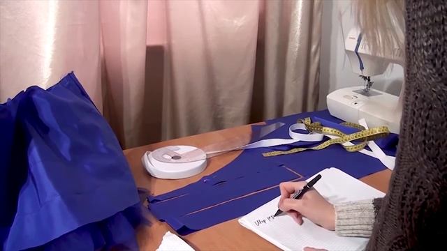 Юбки Хризантемы часть 7 Расчёт и работа с поясом смотреть онлайн