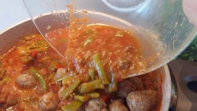 طبق لذيذ وصحي: فاصوليا خضرا جنبها رز بشعيرية بطريقة ام علي الحلبية смотреть онлайн