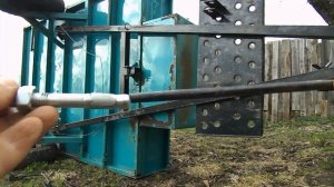 Переделка регулировки тормозов на прицепе от мотоблока