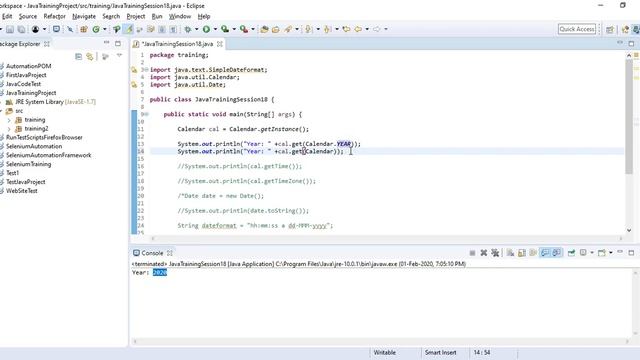 Java #18 - Date & Calendar function in Java смотреть онлайн