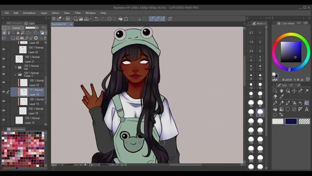 【SPEEDPAINT】 Drawing my Minecraft skin✨?(Clip Studio Paint) смотреть онлайн