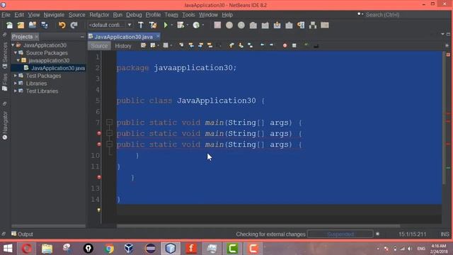 Auto Indent & Auto format in NetBeans смотреть онлайн