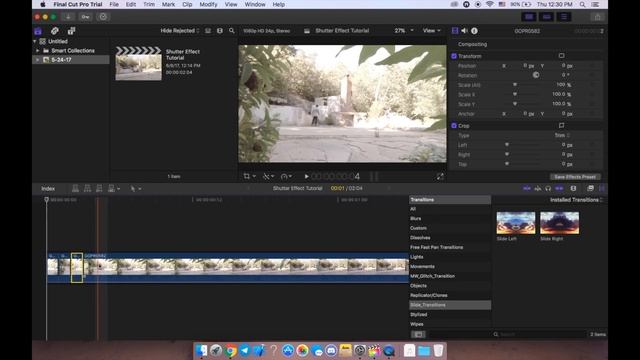 Shutter Effect Final Cut Pro X Tutorial - Flickering/Flicker Effect Final Cut Pro X (FCPX Tutorial)