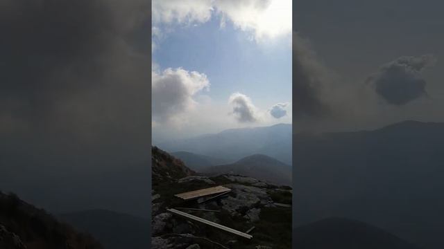 Great view on the top of Paiko mountain "Gola Tsouka" Northern Greece. смотреть онлайн