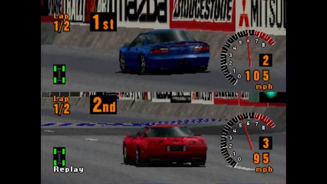 Gran Turismo 2 simulation 2 players PS 1 gameplay смотреть онлайн