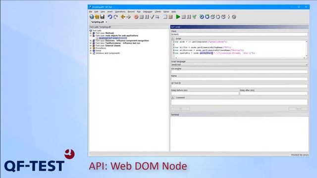 Scripting in QF-Test (advanced) | GUI Test Tool for Java, Web, Android and Windows смотреть онлайн