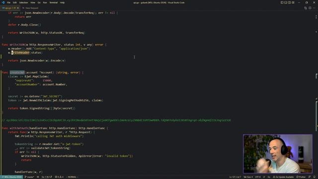 Building A JSON API In Golang - JWT Authentication part 4 смотреть онлайн
