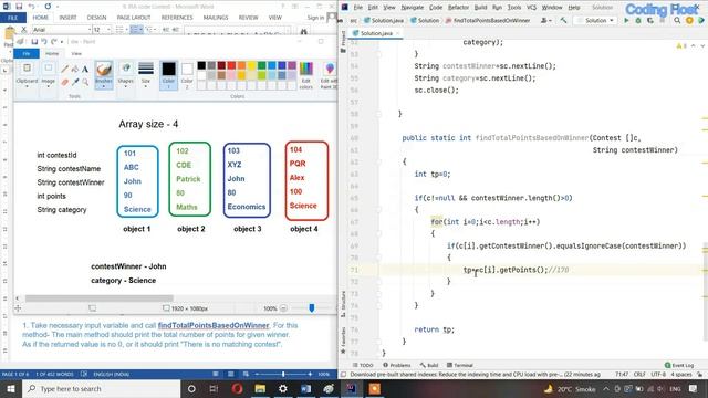 TCS IRA Java Coding Question | TCS PRA Java Question | TCS CPA Java Question | TCS IRA Java Code смотреть онлайн