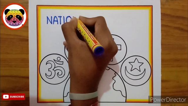 National Unity Day Drawing / National Unity Day poster easy / Rashtriya Ekta Diwas drawing / Unity смотреть онлайн