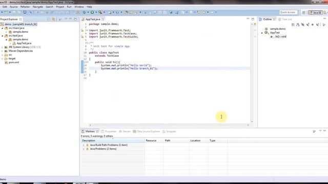 Create Branch on Eclipse next update & Merge it on Git смотреть онлайн