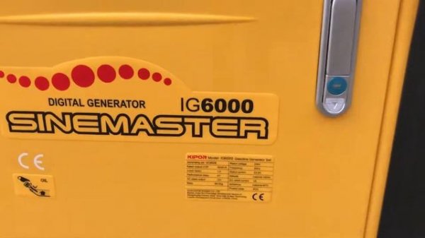 ЗАПУСК ИНВЕРТОРНОГО ГЕНЕРАТОРА 5,5 кВт (KIPOR IG 6000)