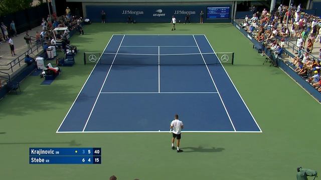Filip Krajinovic vs. Cedrik-Marcel Stebe | US Open 2019 R1 Highlights смотреть онлайн