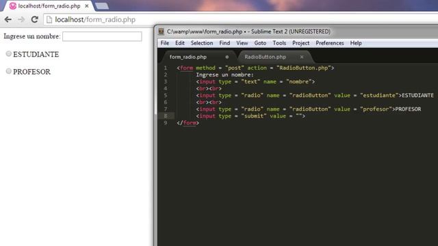 CURSO DE PHP 09 FORMULARIOS DE TRABAJO Radio Button смотреть онлайн