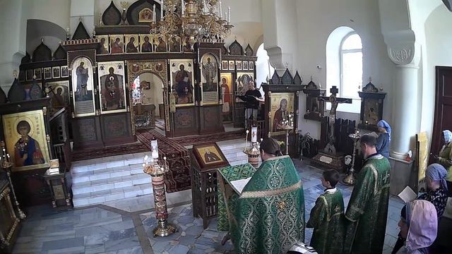 21.06.23. Свт. Кирилла, архиеп. Александрийского. Вечернее богослужение. смотреть онлайн