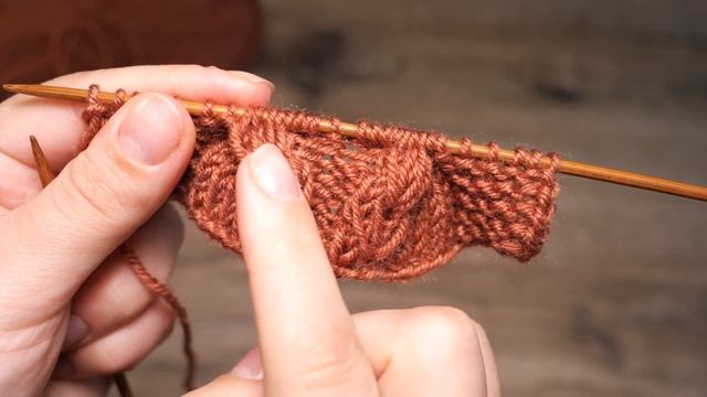 Коса – колос пшеницы спицами ? Cable - Ears of Wheat смотреть онлайн