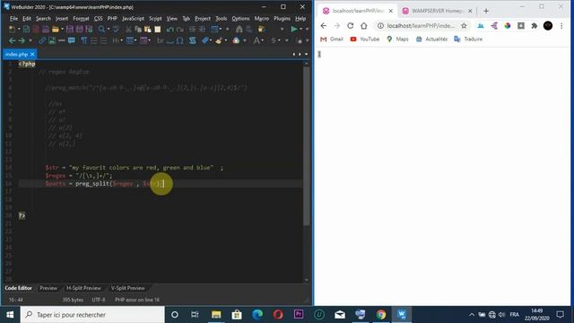 شرح php من دورة php darija (دورة php كاملة) -- PHP Regular expression application with foreach loop смотреть онлайн