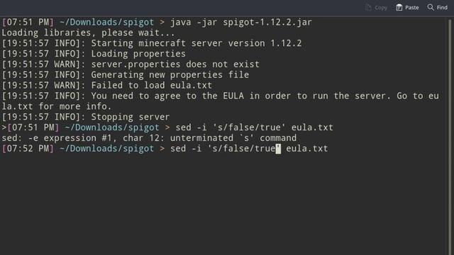 Starting Spigot without Memory Arguments смотреть онлайн
