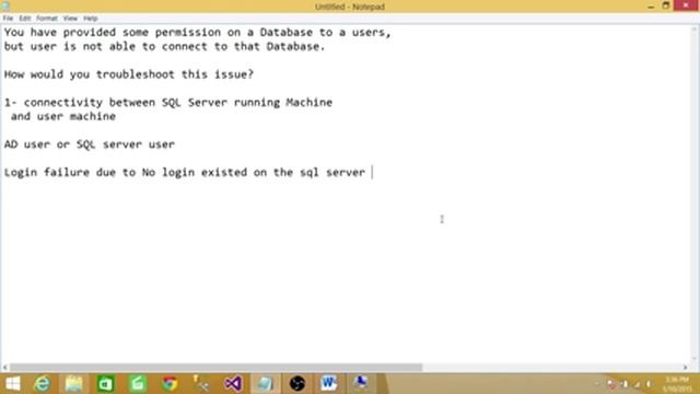 SQL Server DBA Interview Questions | How to Debug Permission Issue for user in SQL Server смотреть онлайн