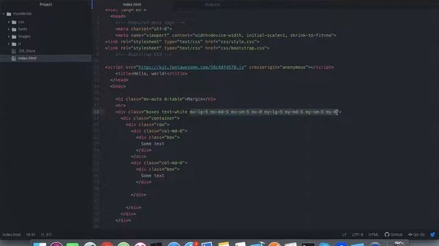 Spacing in Bootstrap 4 смотреть онлайн