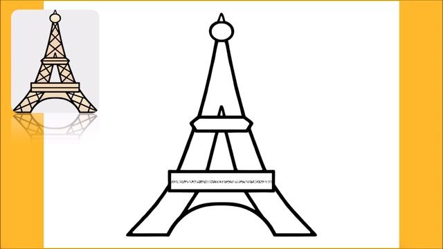 HOW TO DRAW THE EIFFEL TOWER смотреть онлайн