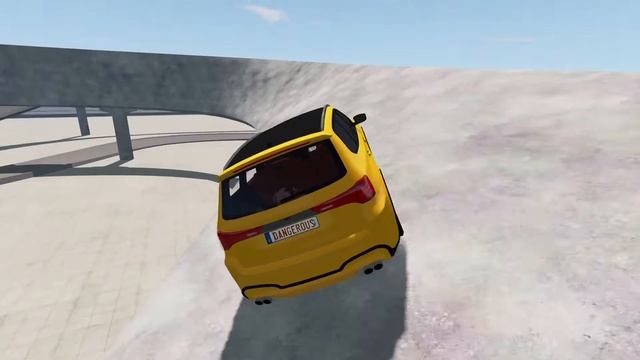 GRID MAP Testing : Funny Car Destruction ;) | BeamNG Drive | смотреть онлайн