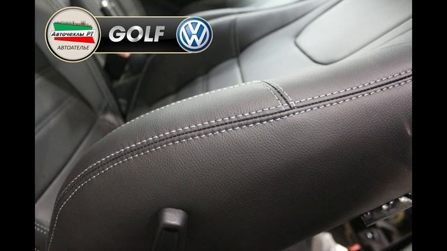 Чехлы на #Volkswagen #Golf с эффектом перетяжки салона (Казань) смотреть онлайн