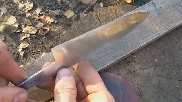 Forging a Kitchen KNIFE out of Rusted BEARING.mp4 смотреть онлайн