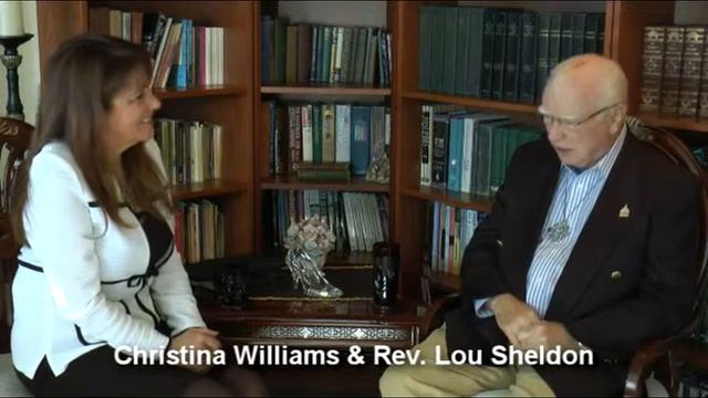 Christina Williams interviewing Rev. Lou Sheldon смотреть онлайн