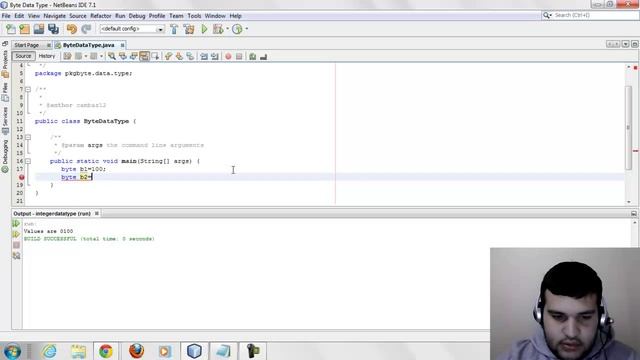 Java Programming Language Lesson 6 - Byte Data Type - İhsan YİĞİTBAŞI смотреть онлайн