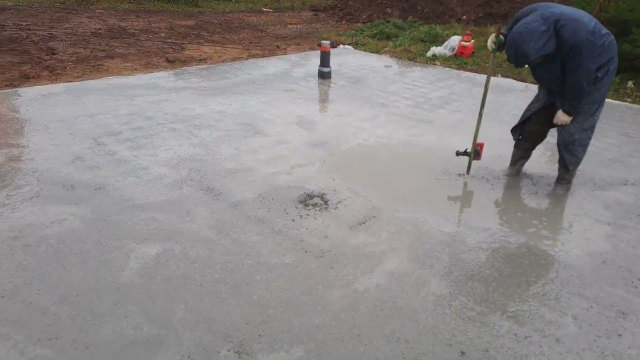 Фундаментная плита под 2 этажа. смотреть онлайн