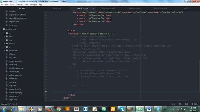Html to WordPress - Part 5 - dynamic nav menu - 2 смотреть онлайн