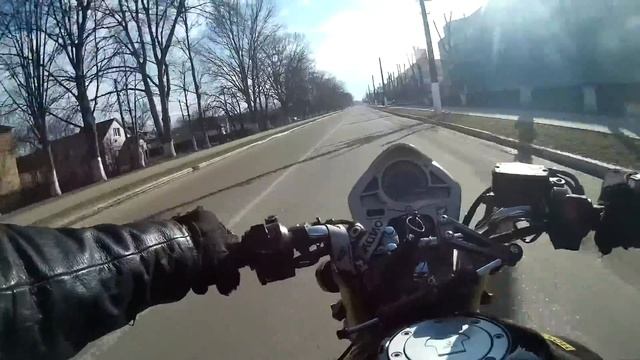 Китайский демпфер отпал на ходу.... смотреть онлайн