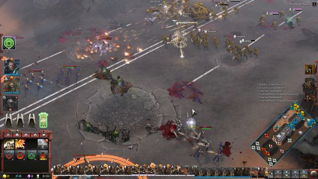 Space Marines vs Eldar - No Limit Mod - Massive Battle - Warhammer 40K Dawn Of War 3 смотреть онлайн