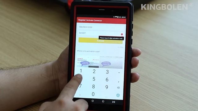 Launch X431 pro mini register