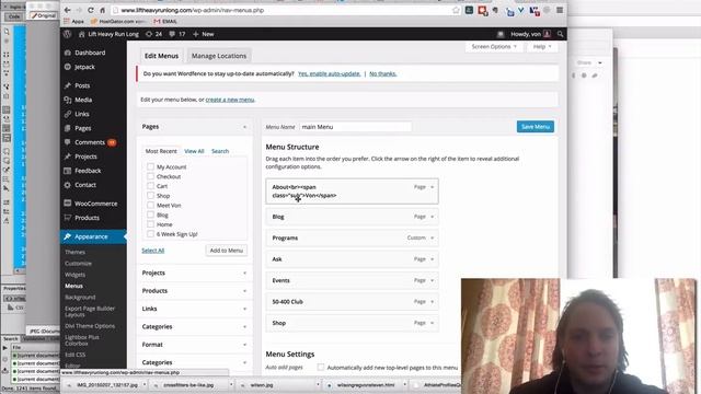 Two LIne Menu item in Wordpress with Different CSS styles смотреть онлайн