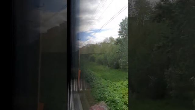 Курское направление|Поездка Царицыно - Львовская на новом электропоезде ЭП2Д-0136. смотреть онлайн