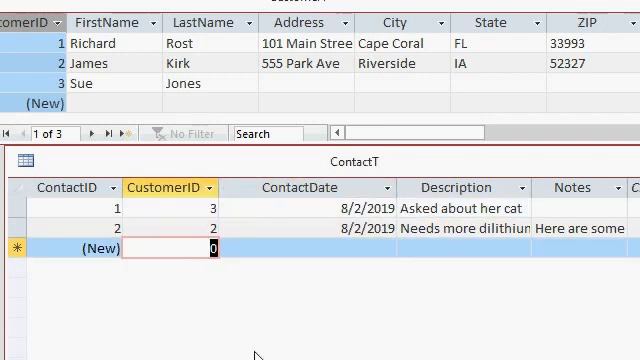 Microsoft Access Contact Management (CRM) Database Template - FULL LESSON