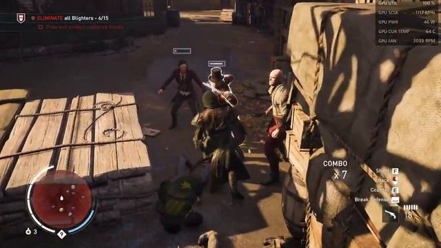 Assassin's Creed Syndicate | High Settings Gameplay | RX 560 + Core i5 4570 смотреть онлайн