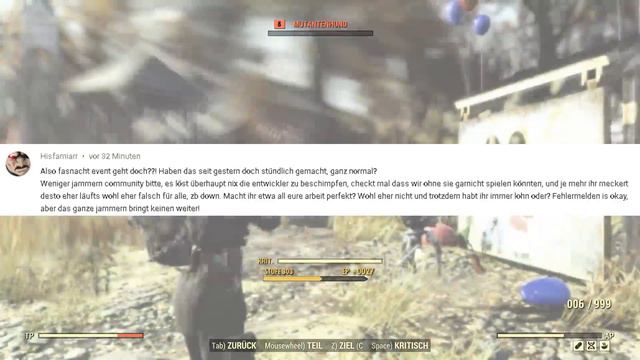 Fasnacht Hotfix | Reward Liste & Shitstorm | Wastelanders | Fallout 76 смотреть онлайн