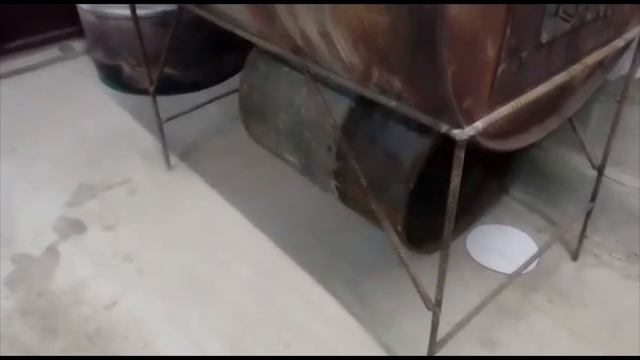 Мега печь из бочки 200л. Своими руками. 24 часа длительного горения. смотреть онлайн